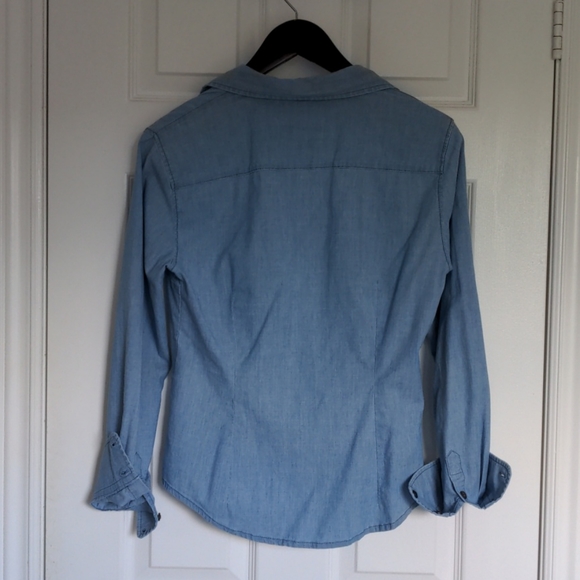 🌷Zara Woman Jean Shirt - Picture 6 of 9